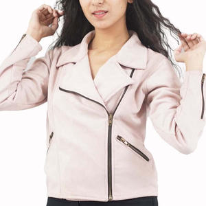 เสื้อแจ็คเก็ตหนังกลับผู้หญิงสั่งทำพิเศษ สัมผัสนุ่มหรูหรา แฟชั่นฤดูหนาว ผู้ผลิตขายส่ง - Product Image 1