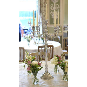 New Arrival Tall Mosaic Gold Metallic 5 Arms <b>Candelabra</b> for Wedding Event Decoration Centerpieces Floor <b>Candelabra</b> - Product Image 6