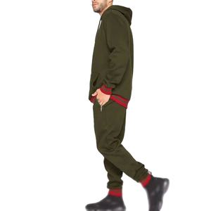 Conjunto Deportivo de Invierno, Chaqueta Bordada Personalizada, Sudadera con Capucha de Algodón, Conjunto de Dos Piezas para Hombre, Estilo Nuevo - Product Image 5