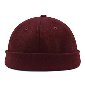 Gorro Docker Personalizable con Borde Enrollado, Gorro Corto Premium para Invierno, 100% Algodón, RAO CRAFT EXPORTS, Logotipo Personalizado - Product Image 1