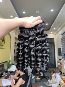 ชุดวิกผมดิบ100% ไม่ผ่านกระบวนการผมต่อผมมนุษย์ผมทอเวียดนาม - Product Image 5