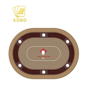 Mesa de Póker Redonda Contemporánea y Profesional Personalizable de <span class=keywords><strong>Caino</strong></span> con Patas Cuadradas - Product Image 5