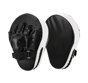 Cible de frappe en PU respirante et durable pour l'entraînement de boxe/kickboxing – Noir et blanc – Toutes saisons - Product Image 4