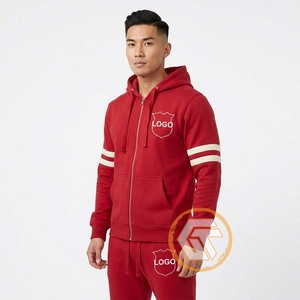 Survêtement d'hiver personnalisé en molleton de coton Alpha brodé avec fermeture éclair et capuche, haute qualité, respirant, pour hommes de la fraternité grecque Psi - Product Image 2