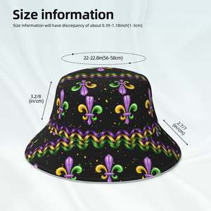 Custom Embossed Logo Solid Eyelet Cotton Denim Panama Fisherman Bucket Hat 100% Cotton Button Wholesale Adults Casual - Product Image 3