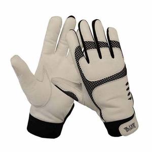 Gants de frappeur en cuir personnalisés de haute qualité pour baseball, softball et cricket – Respirants, confortables, unisexes, pour l'entraînement, avec fermeture auto-agrippante gauche - Product Image 6