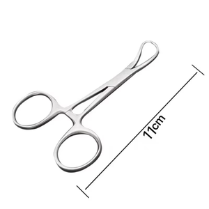 Dental Surgical Tweezers Cloth Towel Clamp Forceps 9/11/14/16cm Pointed <b>Pliers</b> Stainless Steel Instruments Manual Instrument <b>Set</b> - Product Image 3