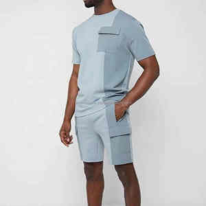 Conjuntos de 2 Piezas Hechos a Medida para Hombre, Pantalones Cortos Deportivos de Punto Transpirables de Secado Rápido, Camiseta de Manga Corta con Diseño de Logotipo Personalizado para Uso en Verano - Product Image 6