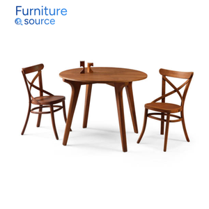 Ensembles de meubles de salle à manger contemporains rembourrage en tissu cadres en bois massif chaises confortables tables de restaurant durables - Product Image 3