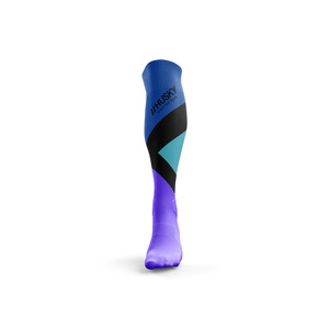 HUSKY Knee <b>Socks</b> Men's Geometric Print Breathable Sports <b>Socks</b> Summer Knitted Spandex <b>Polyester</b> sportswear <b>socks</b> - Product Image 1