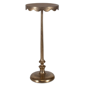 Mesa Auxiliar Redonda de Hierro Forjado Europeo Antiguo con Tapa de Cristal, Hecha a Mano, para Sala de Estar, con un Diseño Escultural Impresionante - Product Image 5