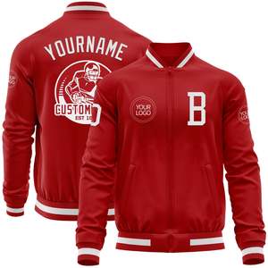 Veste Letterman personnalisée, veste bomber varsity de qualité supérieure, logo d'équipe brodé, fermeture à boutons pression, vêtements de sport, fabrication en usine - Product Image 1