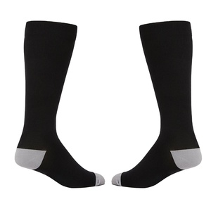Knee High <b>Running</b> <b>Socks</b> Black Gray <b>Toe</b> Heel Breathable Spandex Polyester Adult Spring Sports <b>Socks</b> - Product Image 3