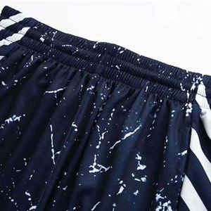 Uniforme de basket-ball personnalisé grande taille à manches courtes, respirant, en polyester, cousu, séchage rapide, kit sublimé - Product Image 5