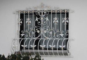 Custom Wrought Iron Scroll <b>Window</b> Grill – Decorative Exterior <b>Security</b> <b>Window</b> <b>Bars</b> Manufacturer - Product Image 2