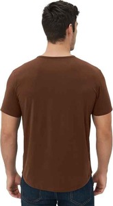 เสื้อยืดคอกลมผู้ชายคุณภาพสูง หลายสี สั่งทำได้ ผ้าฝ้ายเจอร์ซีย์ 100% ทรงโอเวอร์ไซส์ ไม่หด ไม่ยับ ไซส์ใหญ่ สไตล์ลำลอง - Product Image 2
