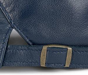 Men Women Adjustable Genuine Leather Ivy Cap Newsboy <b>Hat</b> <b>Navy</b> Classic <b>Hat</b> - Product Image 5