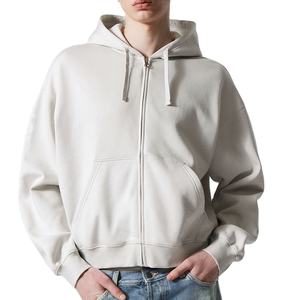 Sweats à capuche à épaules tombantes avec logo personnalisé en gros pour hommes French Terry 100% coton respirant surdimensionné tendance - Product Image 1