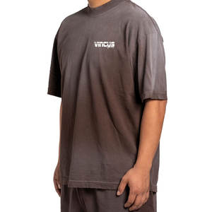 Servicio OEM, Camiseta Personalizada con Estampado, Corte Holgado, Efecto Desgastado por el Sol, para Hombre, 100% Algodón, Venta al Por Mayor, Precio Bajo - Product Image 3