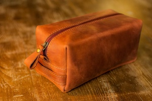 Kit DE ASEO Dopp al por mayor bolsa para hombre estuche de viaje maquillaje afeitado Dopp Kit bolsa de viaje de cuero genuino producto OEM y FBA - Product Image 2