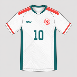 OEM Baseball Uniform Kit Set Custom Team Name White Green Red Sublimated Moisture Wicking Waterproof Polyester <b>Slim</b> <b>Fit</b> Adult - Product Image 2