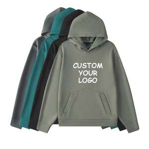 Sweat-shirts unisexes épais de haute qualité en coton/polyester 390 g/m², vierges, personnalisables avec logo, grandes tailles pour hommes - Product Image 1