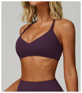 Soutien-gorge de sport à séchage rapide, design dos croisé, maintien élevé pour femme, idéal yoga, gym et course à pied 2026 - Product Image 6