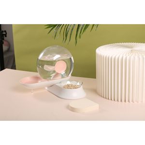 Distributore d'Acqua e Ciotola per Cibo Automatico 2-in-1 a Gravità per Animali Domestici, a Forma di Lumaca, con Filtro Integrato - Product Image 4