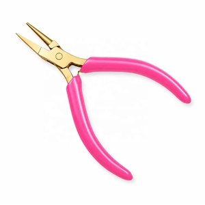 Half Flat Half Round Nose Pliers Premium Quality Tool Steel Smooth <b>Tension</b> <b>Wire</b> Bending Jewellery Pliers Jewellery Mak - Product Image 1