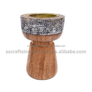 Quemador de incienso de estilo árabe de madera y Metal Bakhoor Madhkan para el hogar fragancia Ramadán Eid regalo aromático 2025 - Product Image 4