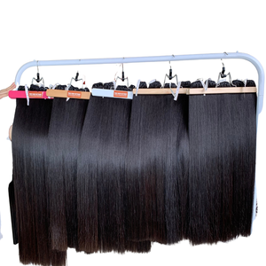 Paquets <span class=keywords><strong>de</strong></span> cheveux humains vietnamiens bruts lisses et soyeux <span class=keywords><strong>de</strong></span> <span class=keywords><strong>luxe</strong></span> <span class=keywords><strong>de</strong></span> haute qualité, trame <span class=keywords><strong>de</strong></span> cheveux vierges, disponibles en stock en gros 8 "-48" - Product Image 2