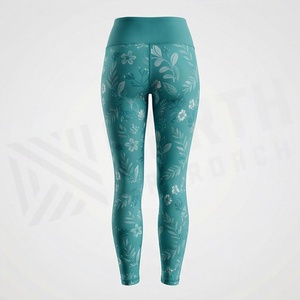 Leggings de Punto de Cintura Media para Mujer, con Logotipo Personalizado, Transpirables, de Alta Calidad, Diferentes Colores, Pantalones de Gimnasio y Fitness - Product Image 2