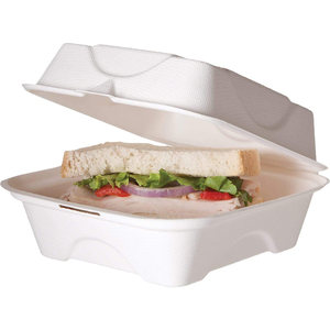 Lonchera Compostable Desechable con Diseño de Compartimentos para Restaurantes, Servicios de Catering y Servicio de Alimentos - Product Image 4