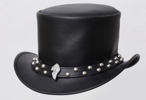 Chapeau de cowboy classique en cuir véritable, style western, pour ranch, rodéo, équitation, extérieur, mode, à large bord, durable, fait main - Product Image 6