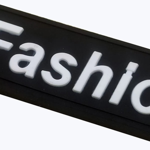 Top Trending Fashion Rubber PVC 3D Patches with Heart Shape for Clothing <b>Hats</b> & <b>Bags</b> - Product Image 5