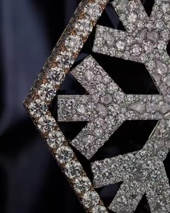 VVS Moissanite Custom Snowflake Pendant Iced Out 925 Silver Pendant Pass Diamond <b>Tester</b> Winter Holiday Pendant Luxury Pendant - Product Image 4