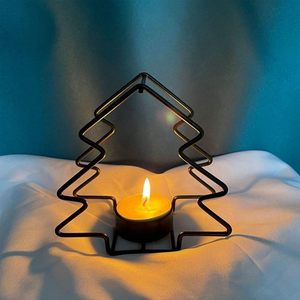 Mini Christmas candle <b>holder</b> iron art table <b>candlestick</b> small metal star tea light <b>holder</b> - Product Image 6