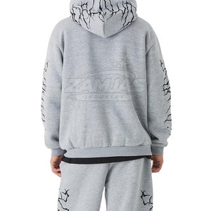 Survêtement pour homme à manches longues avec impression DTF, vêtements de mode et décontractés, tissu en coton, survêtements pour homme avec impression DTF - Product Image 4