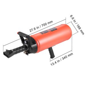 Compressore d'aria portatile da 150 PSI con gonfiatore manuale da 9 L per pneumatici di camion, ATV e auto (87-116 PSI) - Product Image 4