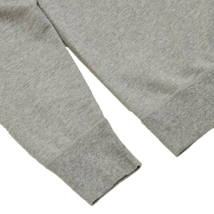 Sudadera de Cuello Redondo Gris para Hombre, Corte Regular, Tejida, 100% Algodón, Estampada, Informal, para Invierno - Product Image 5