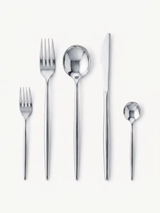 Ensemble de couverts en acier inoxydable le plus vendu, 65 pièces, pour cuisine et table à manger, disponible à la vente - Product Image 5