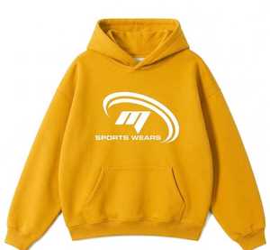 Pantalones Deportivos Casuales Unisex de Color Amarillo Sólido, Cintura con Cordón, Corte Regular, Largos, Poliéster/Algodón, Transpirables, para Primavera, 2 en 1 - Product Image 2