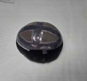 Peluca de Cabello Indio Sky Light con Frente de Encaje para Hombre, 100% Cabello Humano Remy, Prótesis Capilar Cap-Taz Hair BD - Product Image 2