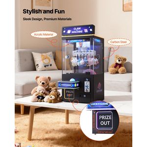 Macchina Artiglio Gigante di Medie Dimensioni con Luci e Suoni, Gioco Arcade Completo, Difficoltà Regolabile, Presa Precisa per Giocattoli e Caramelle - Product Image 5