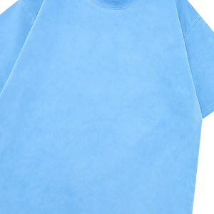 T-shirt Oversize Vintage Délavé à l'Acide, Manches Courtes, Col Rond, 220g, en Polyester/Coton, Style Streetwear, avec Logo Personnalisé sur le Devant - Product Image 6