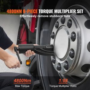 "1 Inch Drive Heavy Duty Torque <b>Multiplier</b> Wrench Set 1:58 4800N.m Lug Nut Remover" - Product Image 4