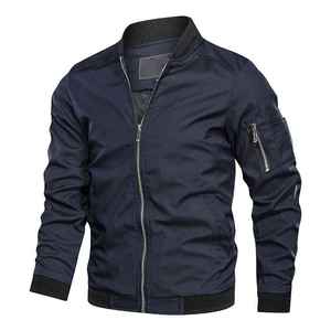 Latest Design Eco-Friendly Crew Neck Polyester/Cotton Flight Bomber <b>Jacket</b> <b>Men</b> Plus Size Crocheted Motorcycle Style <b>Summer</b> - Product Image 6