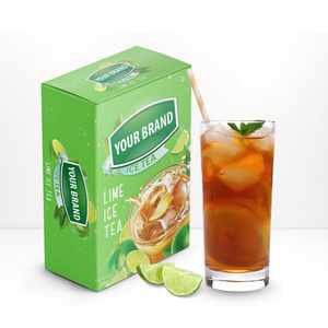 Fabricant vente en gros de poudre de fruits boisson citron thé en poudre poudre instantanée de thé noir 10gr 15gr par Sachet Sachets emballage - Product Image 5