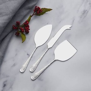 Juego de cuchillos para queso de seis piezas, cuchillos para queso de acero inoxidable, cubiertos para queso con acabado satinado, juego de cuchillos para queso portátiles - Product Image 5