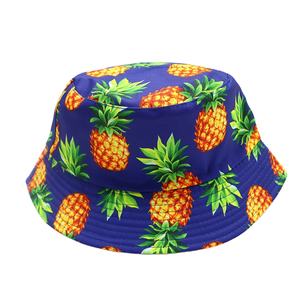 Acheter en gros bas prix unisexe logo personnalisé ananas seau chapeaux partout imprimer réversible seau chapeaux 2025 - Product Image 3